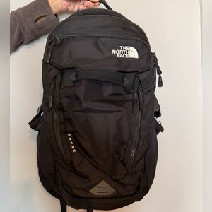 The North Face Surge Black Backpack